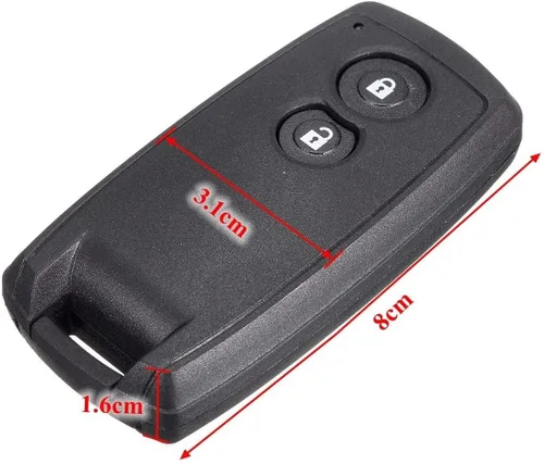 Vista 5 de Nueva llave remota Fob sin cortar para Suzuki Grand Vitara 2006-2012 SX4 2007-2011 Swift 2011-2013 (2 botones)