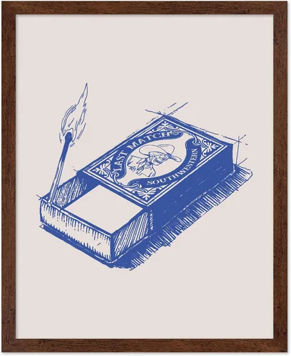 Vista 65 de Poster Master Póster de You've Yeed Your Last Haw, estampado retro de vaquero azul, arte occidental, arte moderno, arte del salvaje oeste, regalo