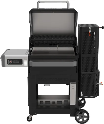 Vista 3 de Masterbuilt Gravity Series 800 - Plancha digital de carbón, parrilla y ahumador + carbón Masterbuilt Lump (16 libras)