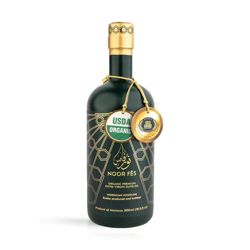 Vista 10 de NOOR FÈS EVOO Set de regalo Más de 20 premios USDA Orgánico 584 mg/kg de alto en polifenoles Virgen extra Finca de origen único Aceite