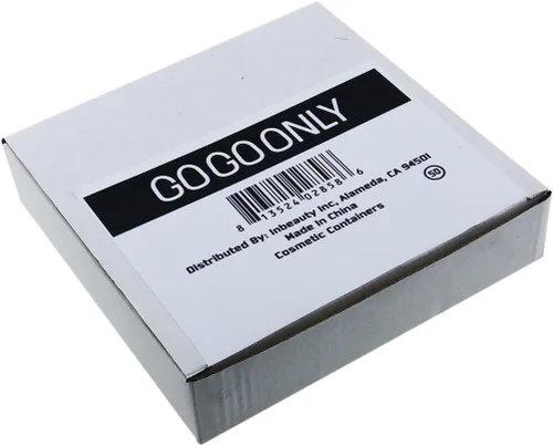 Vista 2 de Gogoonly, 50 tarros cosméticos de plástico transparente con tapas, de alta calidad, vacíos, de 0.17 onzas
