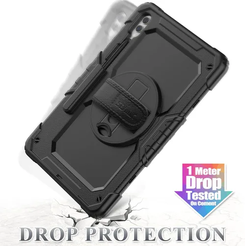 Vista 7 de SEYMAC stock Funda para tableta Samsung Galaxy Tab S9 Plus de 12.4 pulgadas 2023 con protector de pantalla y soporte para lápiz