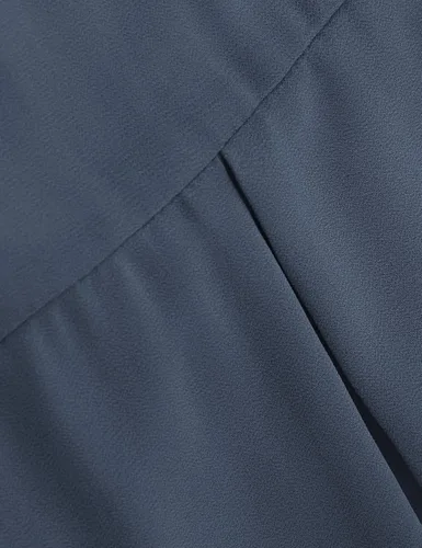 Vista 20 de Timeson - Camiseta de gasa sin mangas, blusa tipo túnica informal de doble capa para mujer