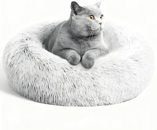 Vista 12 de Cama calmante lavable para perros y gatos para mascotas ultra Camello