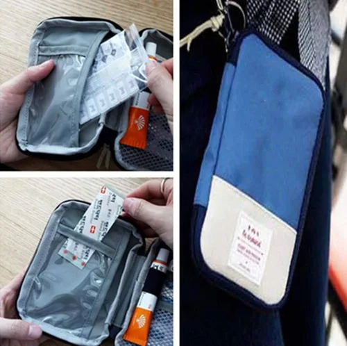Vista 7 de King&Pig Bolsa de primeros auxilios vacía portátil Kit de bolsa de oficina en casa Bolsa de rescate de emergencia médica Bolsa de rescate Paquete