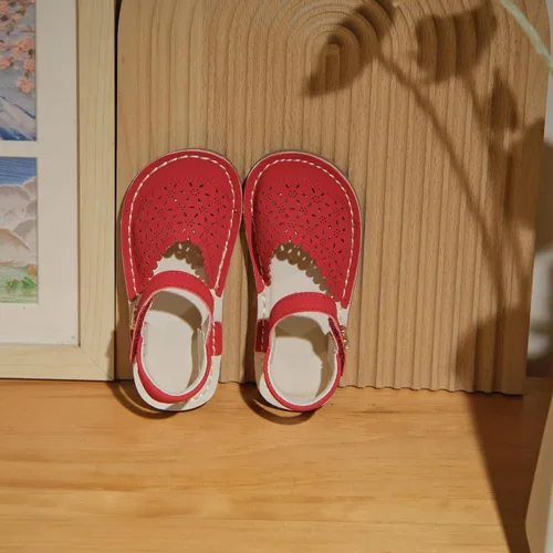 Vista 143 de THEE BRON Sandalias cómodas para niñas, zapatos para niños, sandalias rellenas