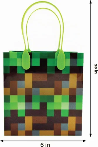 Vista 6 de Pixels Miner - Bolsas de regalo para fiestas, 12