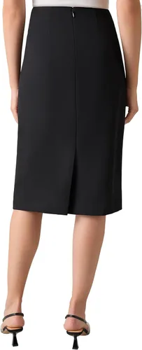 Vista 2 de Kasper Falda Skimmer Crepe Mujer Negro