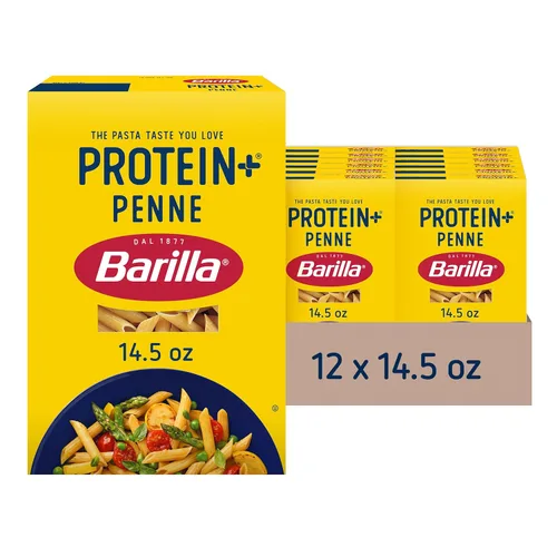 Vista 9 de BARILLA Protein+ (Plus) Angel Hair - Proteína de lentejas, garbanzos y guisantes - Buena fuente de proteína a base de plantas, pasta de proteínas