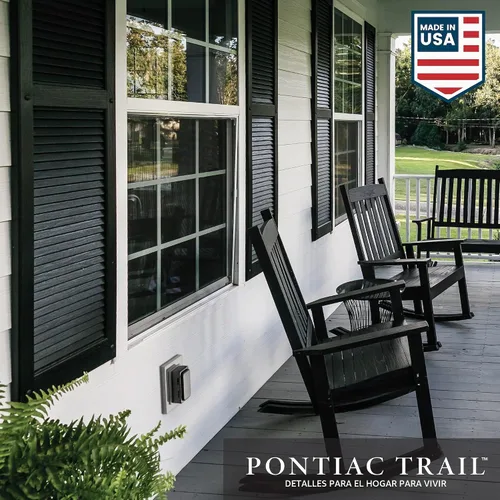 Vista 4 de Pontiac Trail Persianas de panel elevado 14.5 x 31 pulgadas - Cielo