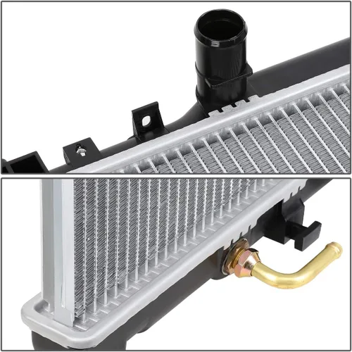 Vista 4 de DNA Motoring DPI 2436 Radiador de núcleo de aluminio compatible con 02-08 Camry/Solara L4 AT, CU2327 CU2436 164000H030 164000H130 164000H131
