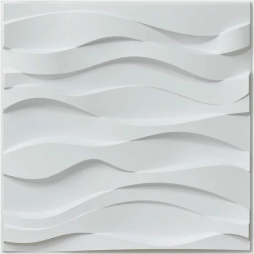 Vista 21 de Art3d Paneles decorativos 3D de pared de 19.7 x 19.7 pulgadas (paquete de 12), paneles de pared para el hogar, oficina, cafetería, color gris