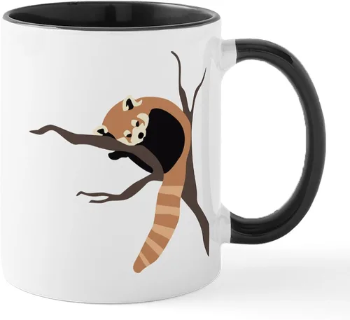 Vista 47 de CafePress Turtle And Panda - Taza de café de cerámica de 11 oz (11.0 fl oz)