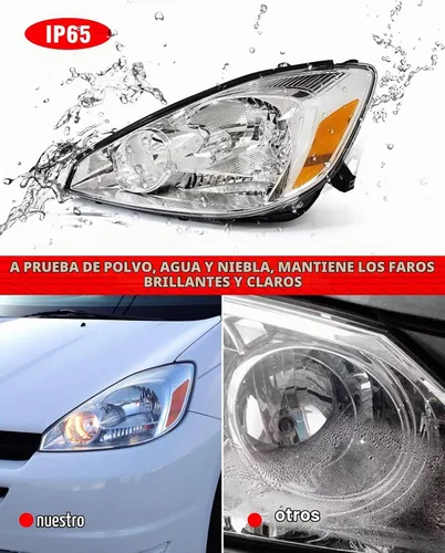 Vista 7 de Conjunto de faros delanteros para Toyota Sienna 2004 2005 carcasa cromada con reflector ámbar izquierda y derecha (sin bombillas)