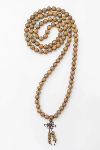 Vista 56 de Mala Beads Pulsera 108 0.315 in Meditación Sándalo Elástico..