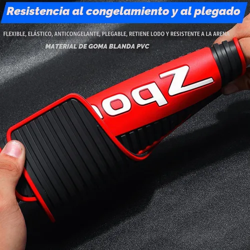 Vista 5 de 4 unidades de guardabarros de tamaño mini universal para automóvil, protector contra salpicaduras, apto para sedán, hatchbacks, protector de lodo