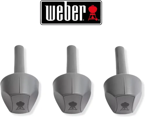 Vista 5 de Paquete de 3 perillas Weber 81168 para parrillas Genesis serie 300 (2007-2010)