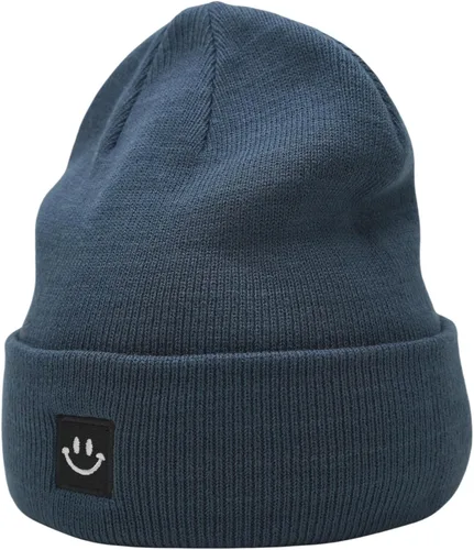 Vista 21 de 55cube Gorros de invierno unisex cálidos de punto grueso con puños Apricot Crush