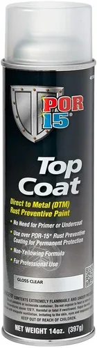 Vista 6 de Pintura en aerosol, color gris 16 POR-15 46618 de Top Coat