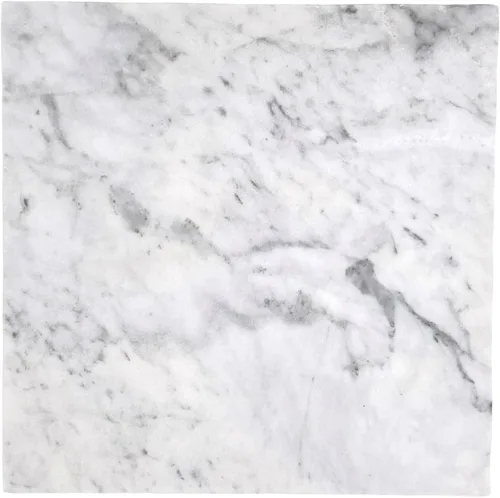 Vista 4 de Tenedos Azulejos de pared y suelo de mármol blanco italiano de Carrara pulido 12 x 12