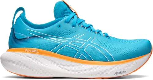 Vista 4 de ASICS Gel-Nimbus 25 - Tenis de correr para hombre, Sheet RockIndigo Blue