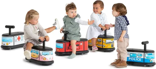 Vista 8 de Italtrike La Cosa - Juguete de paseo para niños pequeños y niños, uso en interiores y exteriores, diseño seguro, ruedas resistentes de 360 grados