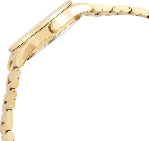 Vista 3 de Casio Reloj analógico de acero inoxidable dorado LTP-V005G-9A para mujer, Oro, Reloj analógico, movimiento de cuarzo