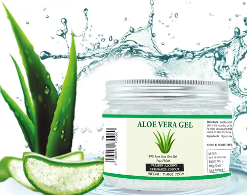 Vista 4 de Raslok Gel de aloe vera, gel de aloe natural 99% puro, para hidratar la piel y el cabello, hidratante duradero, calmante e hidratante, no pegajoso