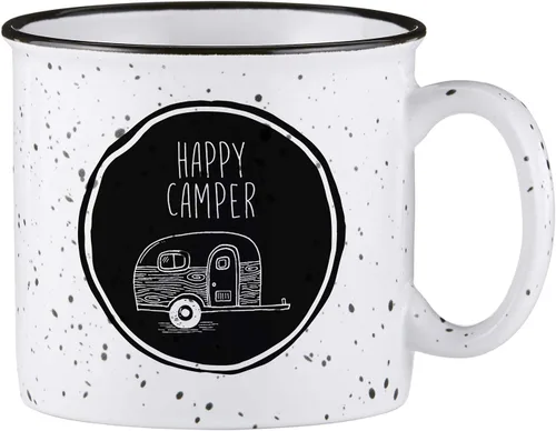 Vista 3 de Santa Barbara Design Studio SIPS Drinkware - Taza de cerámica para fogata, 13 onzas, llamado