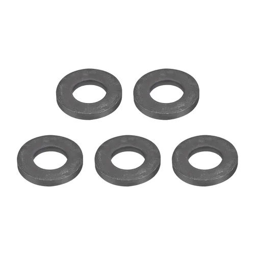 Vista 22 de Uxcell Arandela plana de acero al carbono para pernos M8, 10 piezas M8 x 16 x 1.5mm, aleación de acero negro oxidado de grado 8.8, sujetadores