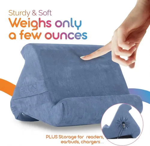Vista 3 de Flippy Soporte de almohada original para tablet y soporte para iPad, regalo para amantes de los libros y lectores, soporte multiángulo