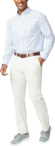 Vista 2 de Nautica - Camisa clásica para hombre, manga larga, con botones y elástica