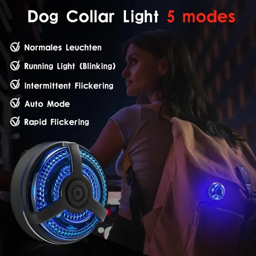 Vista 2 de Paquete de 2 luces traseras de bicicleta recargables USB, accesorios de luz intermitente de seguridad para ciclismo, con 5 modos de iluminación