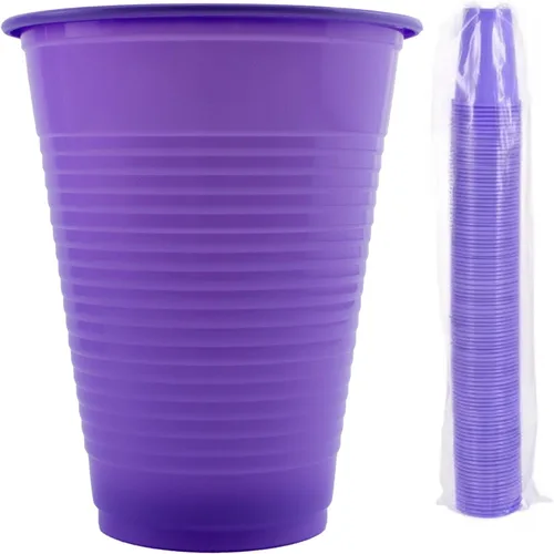 Vista 9 de 100 vasos de plástico desechables de grado dental de 5 onzas, color negro, resistente y duradero para beber, perfecto como taza de enjuague