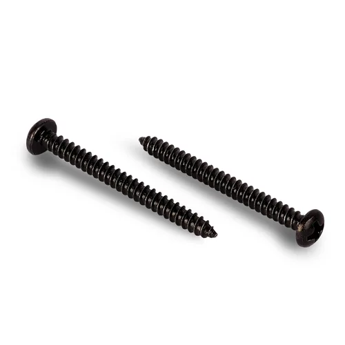 Vista 9 de Venforze Tornillos de madera de cabeza negra, cabeza plana Phillips de acero inoxidable 6 x 1-1/2, 100 unidades, tornillo de acero inoxidable 304