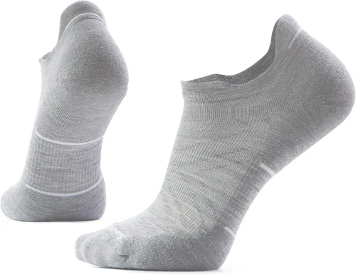 Vista 5 de Smartwool Calcetines de tobillo bajo con amortiguación específica para correr para hombre GRIS (MEDIUM GRAY)