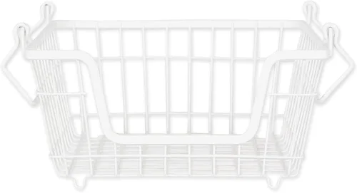 Vista 10 de DII - Cubo de almacenamiento de alambre de metal, pequeño, 11 x 11 x 6 pulgadas, negro