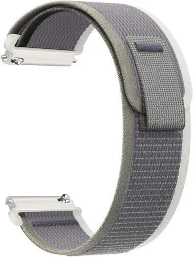 Vista 8 de Correa de nylon compatible con Samsung Galaxy Watch 7/FE/6/5 Pro 4 3/Watch 4 6 Classic/Active/Gear S2 S3 Frontier, correa de bucle deportivo de 20
