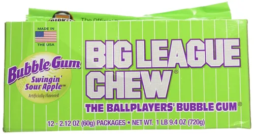 Vista 4 de Big League Chew Manzana agria, 12
