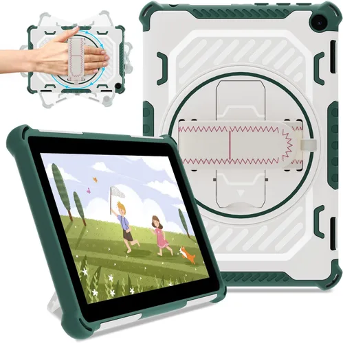 Vista 14 de ROISKIN Funda para tableta Amazon Kindle Fire HD 8 y HD 8 Plus de 12ª/10ª generación versión 2024/2022/2020 para niños con soporte giratorio de 360