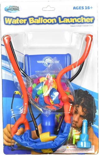 Vista 7 de Stream Machine Lanzador de Globos para Muñeca Color Will Vary, Includes 72 Water Balloons, Outdoor Game, Backyard Summer Activities, Long Range