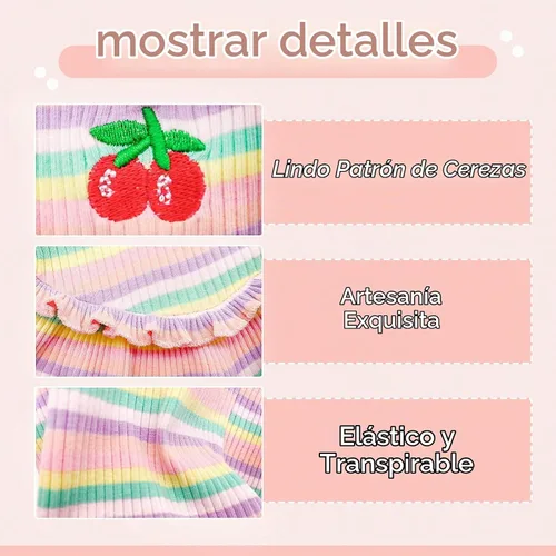 Vista 4 de Lindo vestido de perro para perros pequeños y niña, ropa de cumpleaños, ropa de primavera y verano, trajes de perro, arco iris, colorido, a rayas