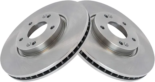 Vista 6 de TRQ Kit de pastillas de freno delantero y rotor, kit químico de freno, pastillas de freno de cerámica compatible con Hyundai Sonata 2006-2010