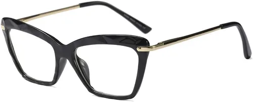 Vista 2 de Gafas de lectura de ojo de gato para mujer, marco de gafas de cristal de moda