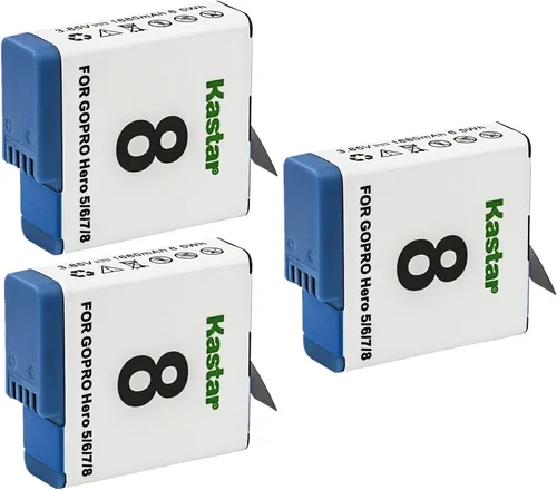 Vista 6 de Kastar Paquete de 1 batería de repuesto AHDBT-801 para GoPro HERO8 Hero 8, AHDBT-801, AHBBP-801, HERO7 Hero 7, AHDBT-701, AHBBP-701, HERO6 Hero 6