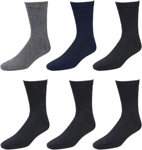 Vista 3 de Falari Paquete de 6 calcetines térmicos de invierno para hombre ultra cálidos ideales para actividades de clima frío fuera de la puerta