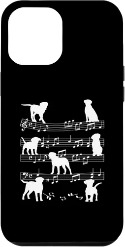 Vista 26 de Musician Dog Playing On Musical Notes Music Lover Piano Case for iPhone 16