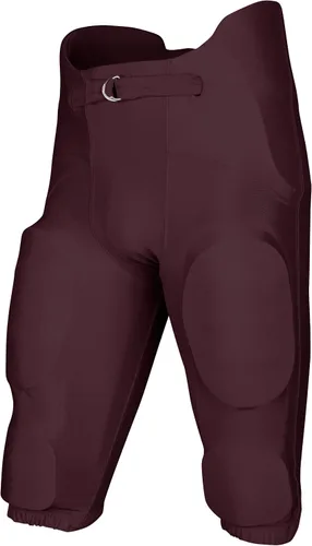 Vista 8 de Champro Men's Bootleg 2 Integrated Poly/Spandex Football Game Pants Negro
