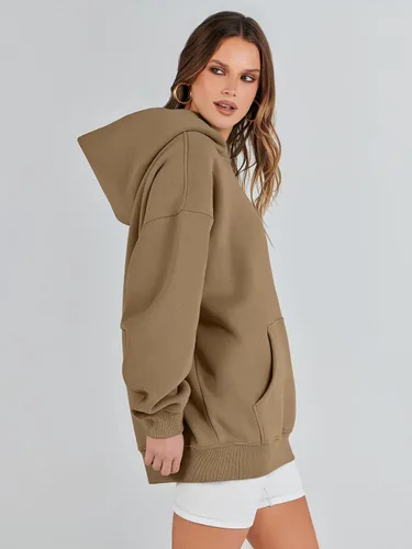 Vista 6 de ANRABESS Womens Oversized Hoodies Fleece Sweatshirts Long Sleeve Hooded Pullover Fall Clothes with Pocket