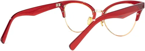 Vista 4 de Zeelool Gafas Browline para mujer con bloqueo de luz azul, 100% UV400, Charlene FX0819